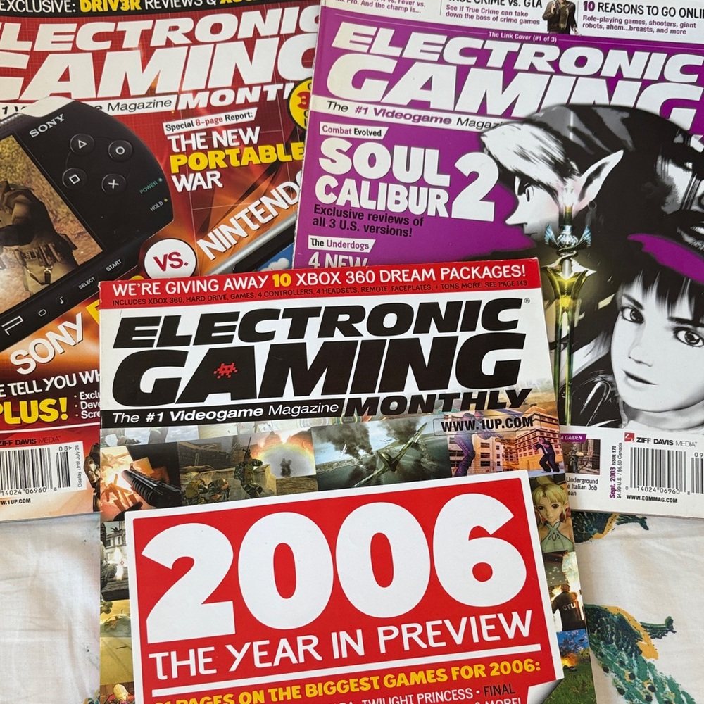 Electronic Gaming Monthly Magazine Collection